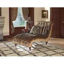 brittney dark brown chaise   