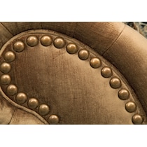 brittney dark brown loveseat   