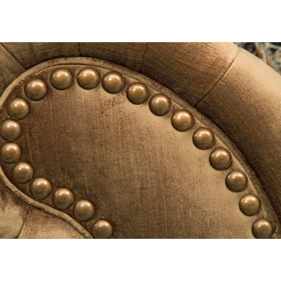 brittney dark brown loveseat   