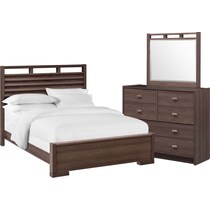 britto dark brown  pc queen bedroom   