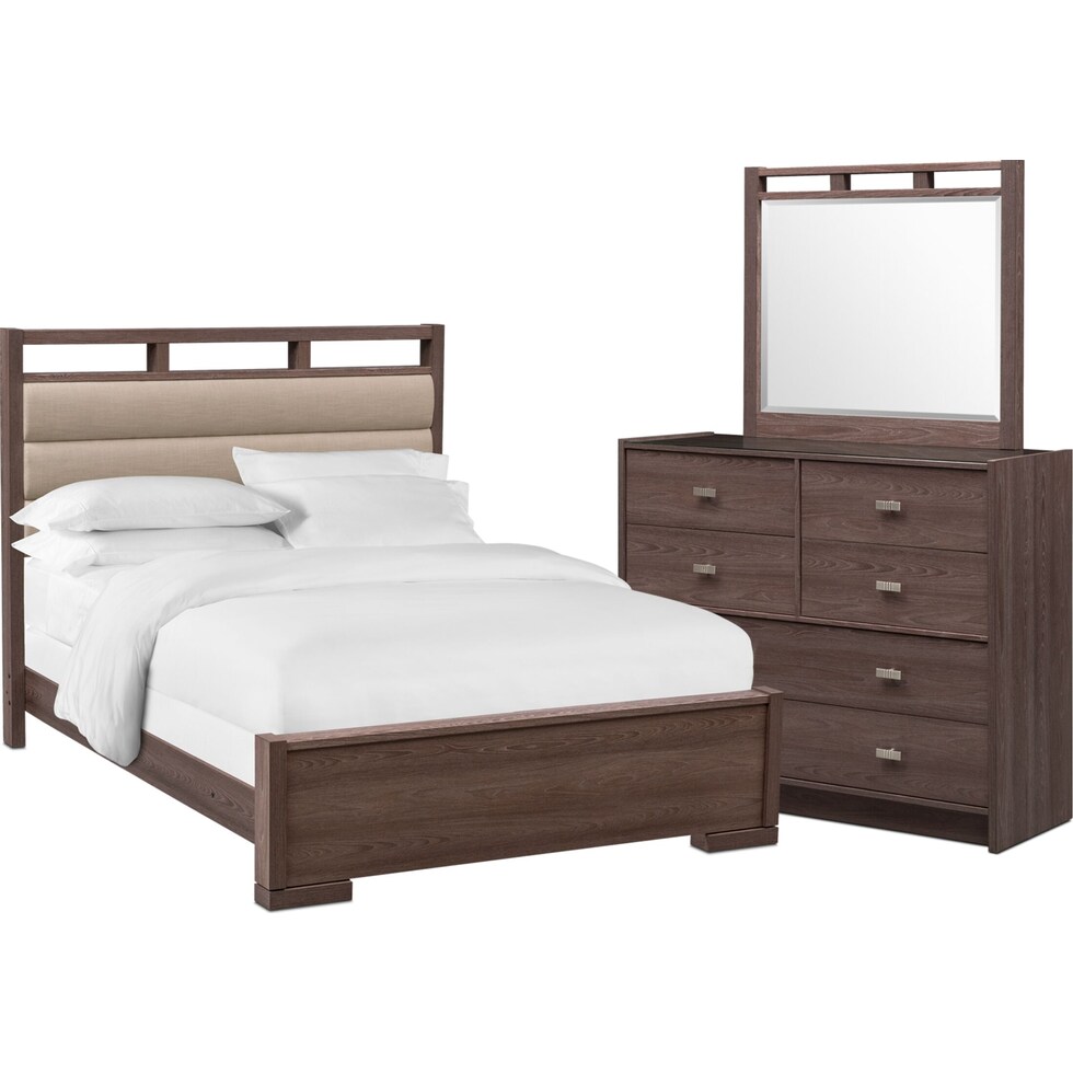britto dark brown  pc queen bedroom   