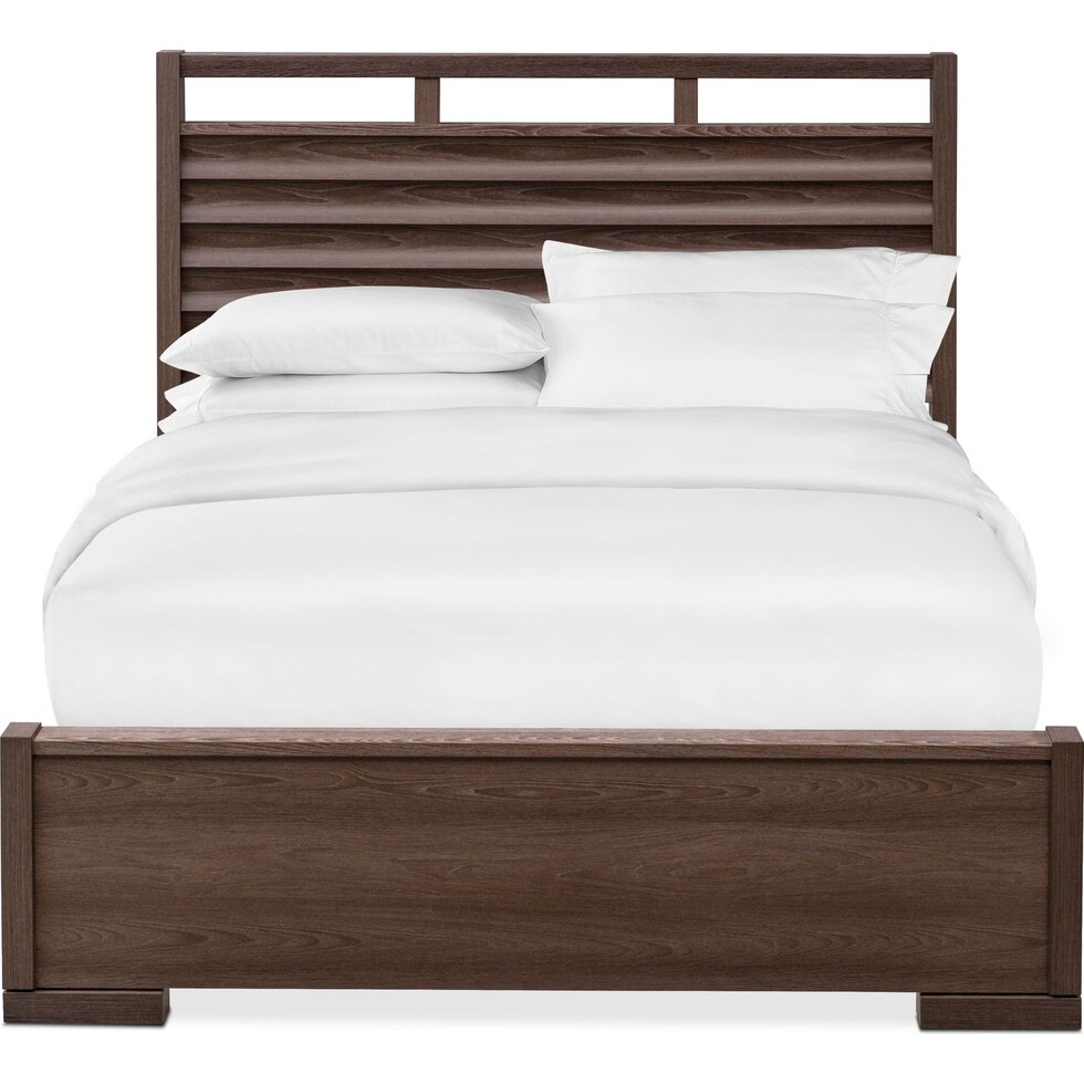 britto dark brown king bed   