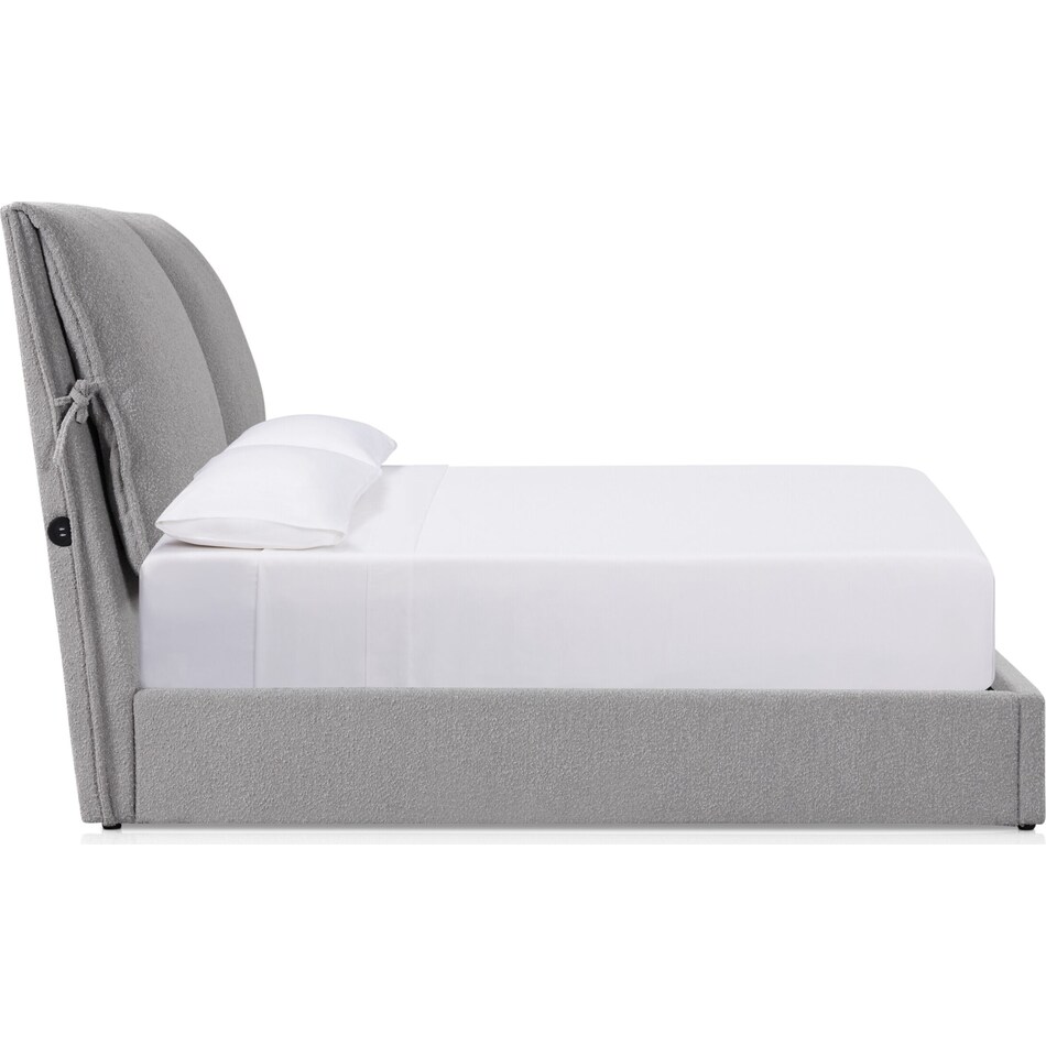 britton gray king bed   