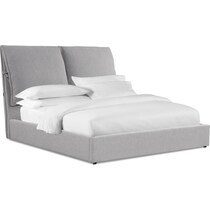 britton gray queen bed   