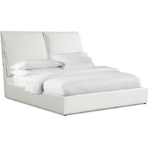 britton white king bed   