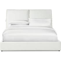 britton white king bed   