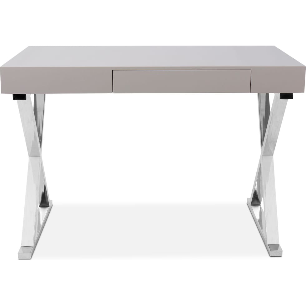 brixton gray desk   