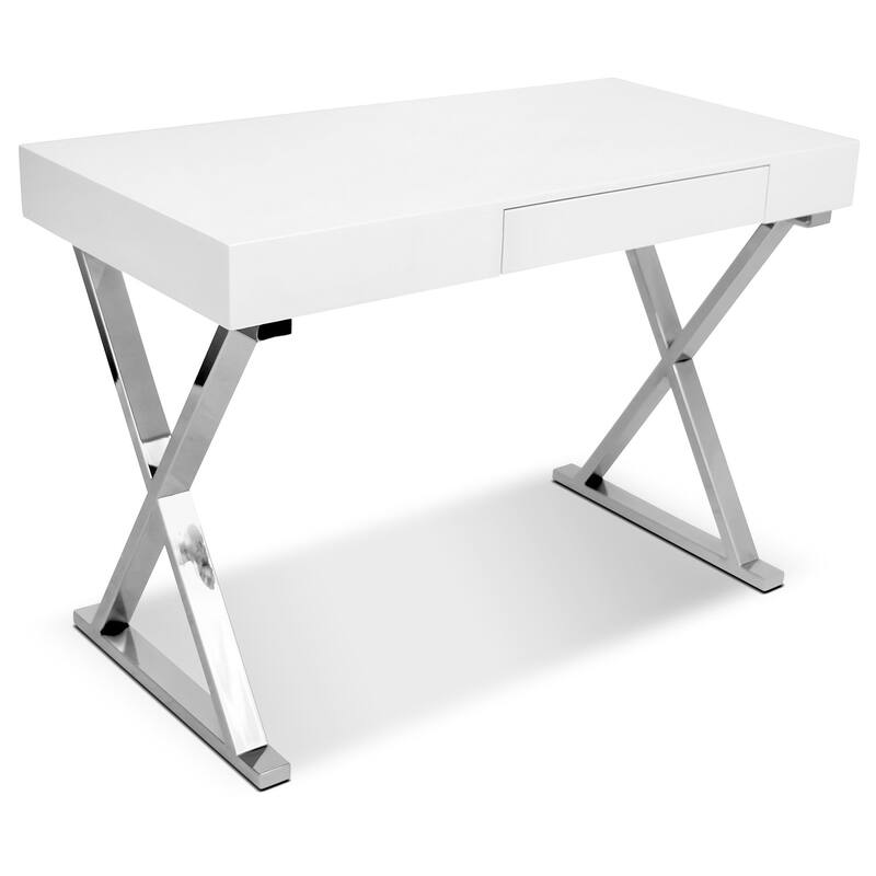 Brixton Desk White Value City Furniture