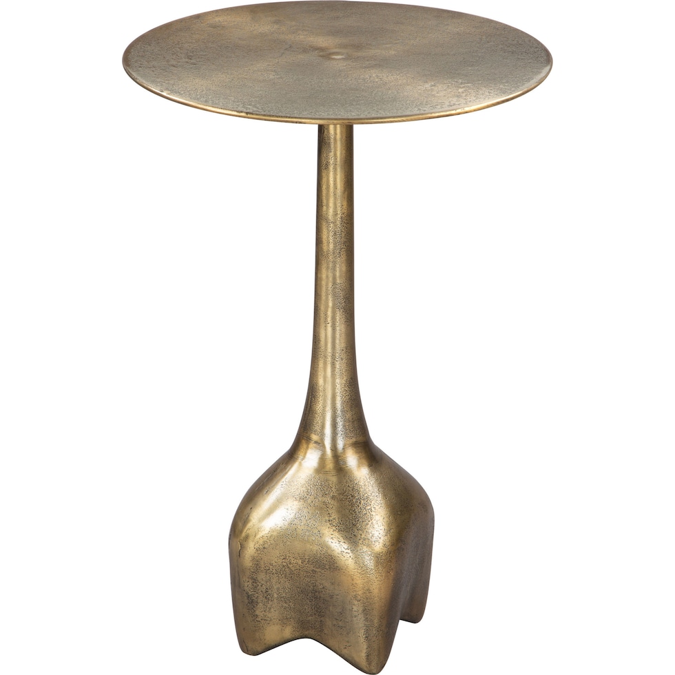 broadly gold side table   