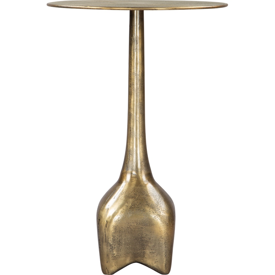 broadly gold side table   