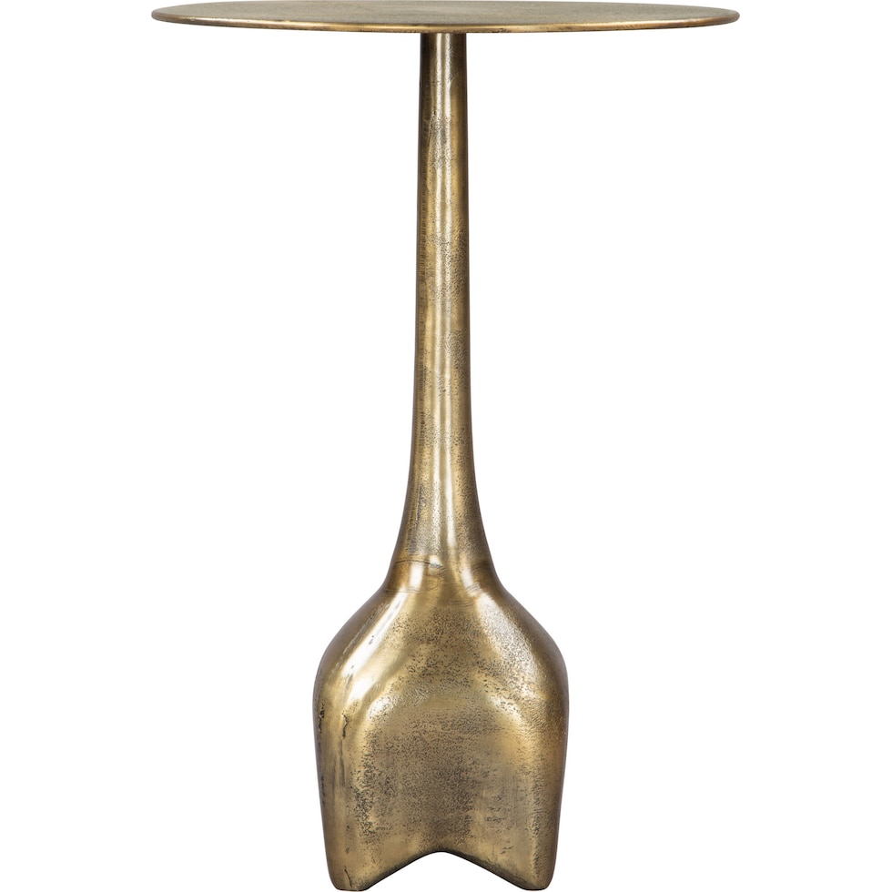 broadly gold side table   