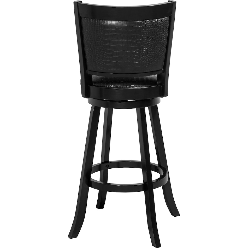 brocco black bar stool   