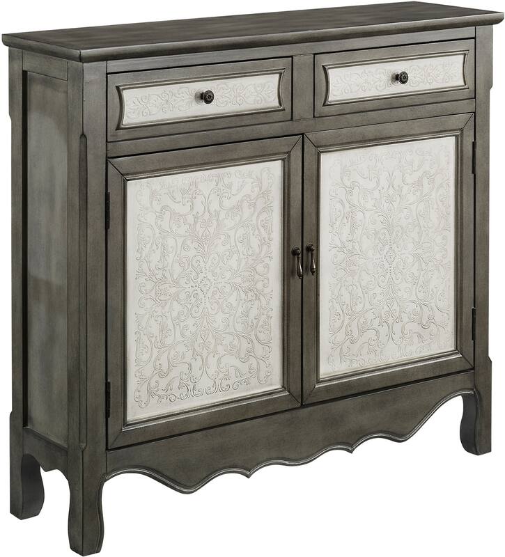 Broderick Console Table Gray Value City Furniture