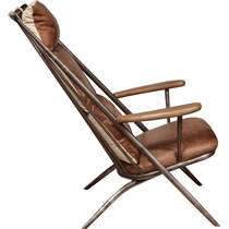 brodski light brown accent chair   
