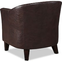 brogan brown accent chair   