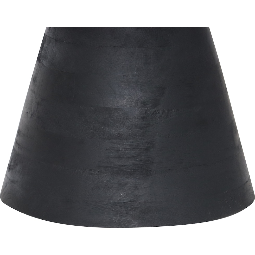 bronco black accent table   