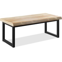 bronco light brown coffee table   