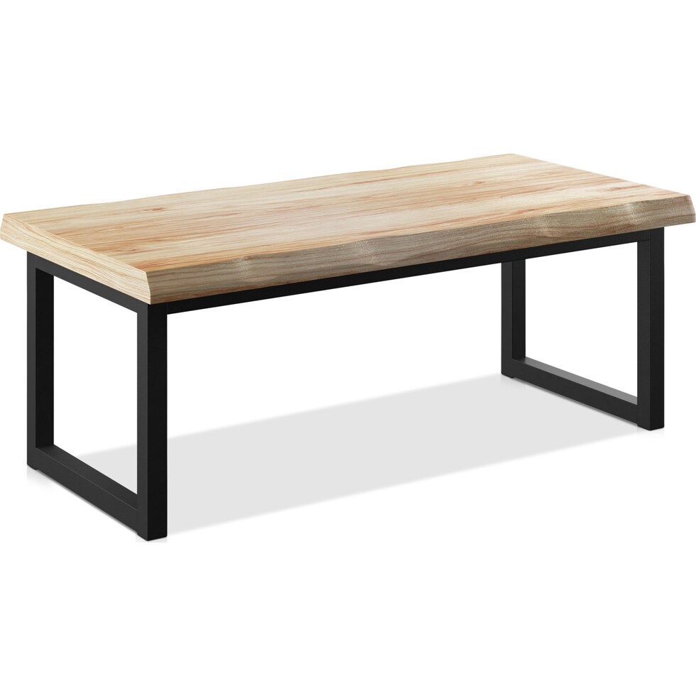 bronco light brown coffee table   