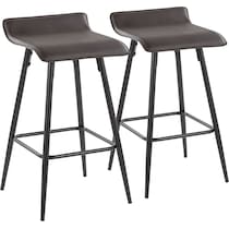 bronnie dark brown counter height stool   