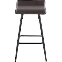 bronnie dark brown counter height stool   