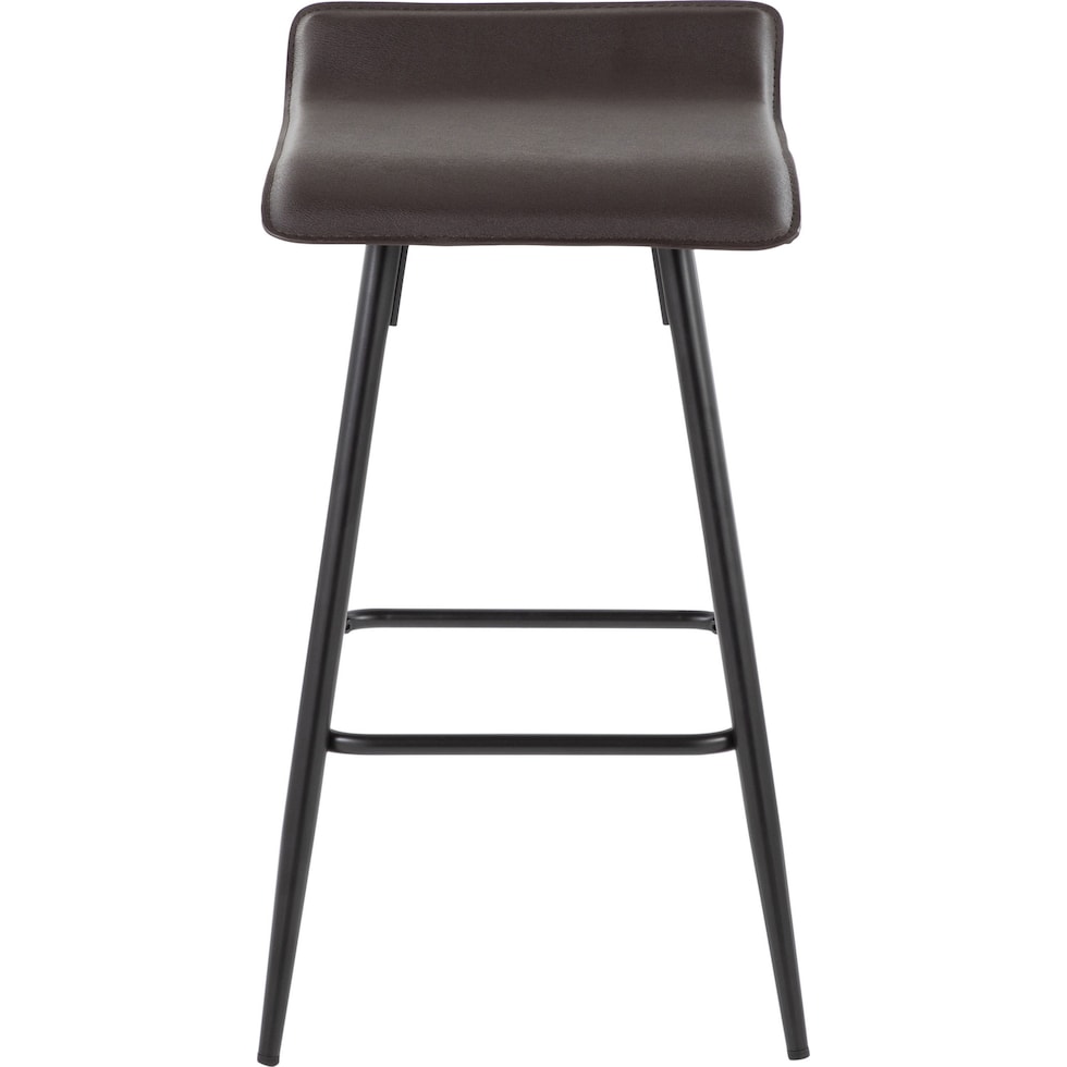 bronnie dark brown counter height stool   