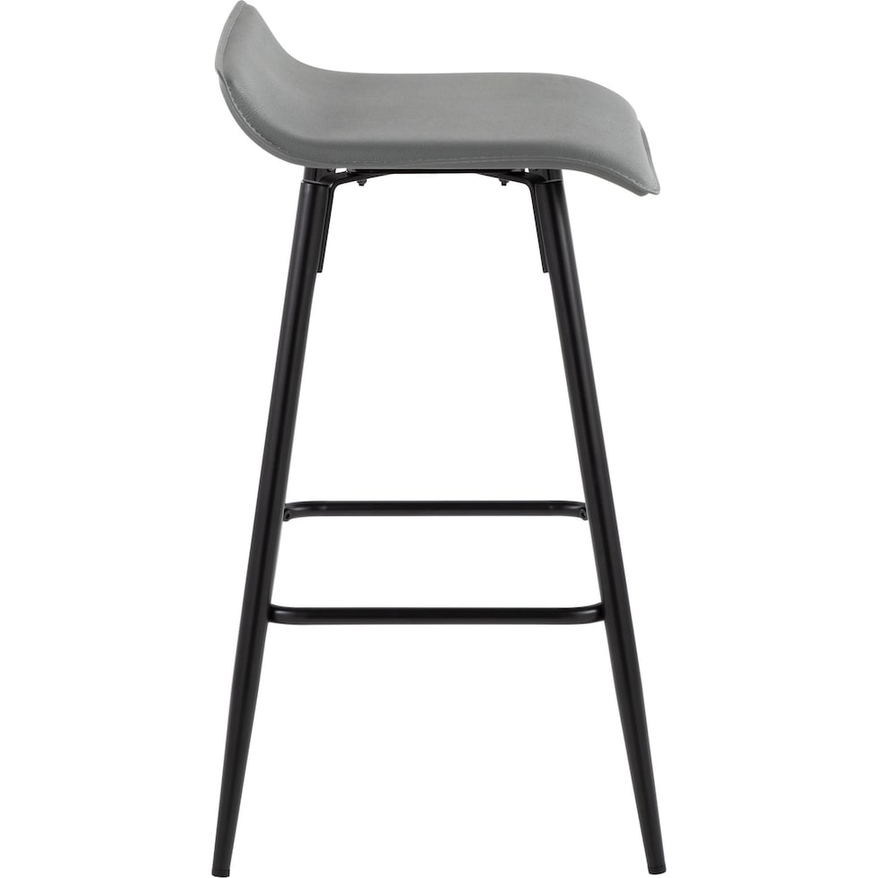 bronnie gray counter height stool   