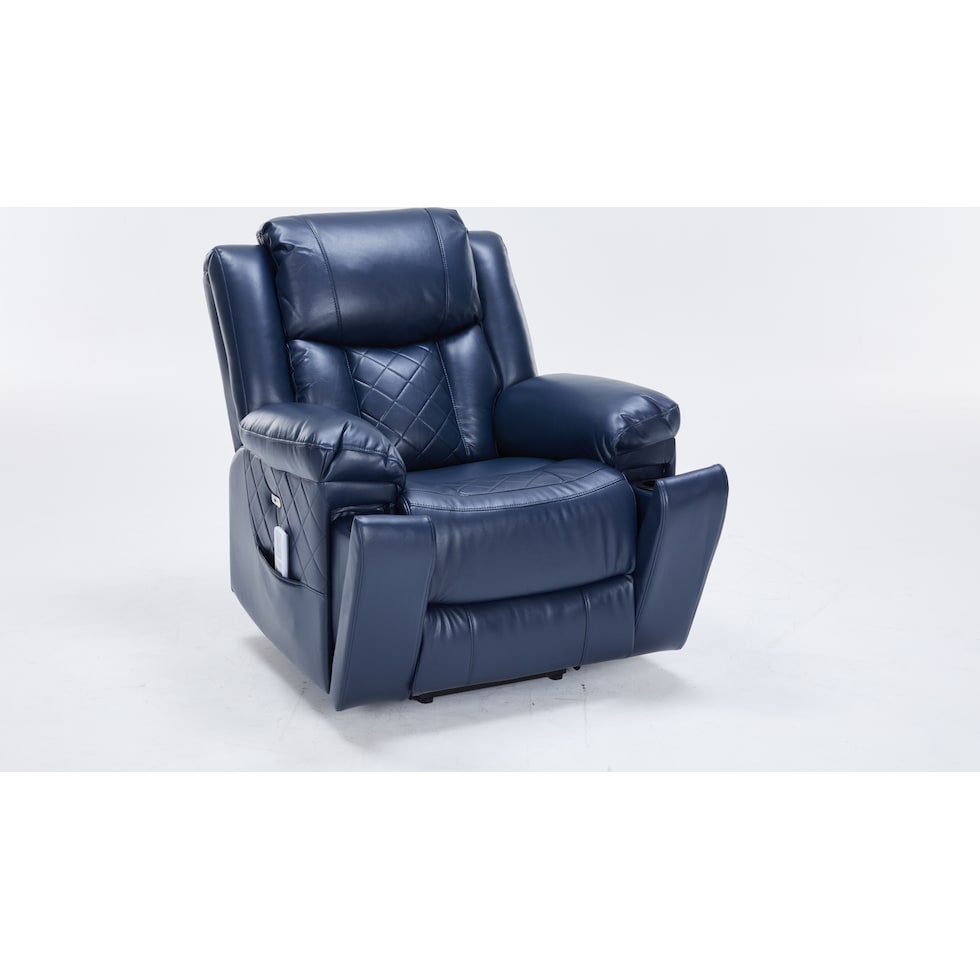 bronson blue lift chair   