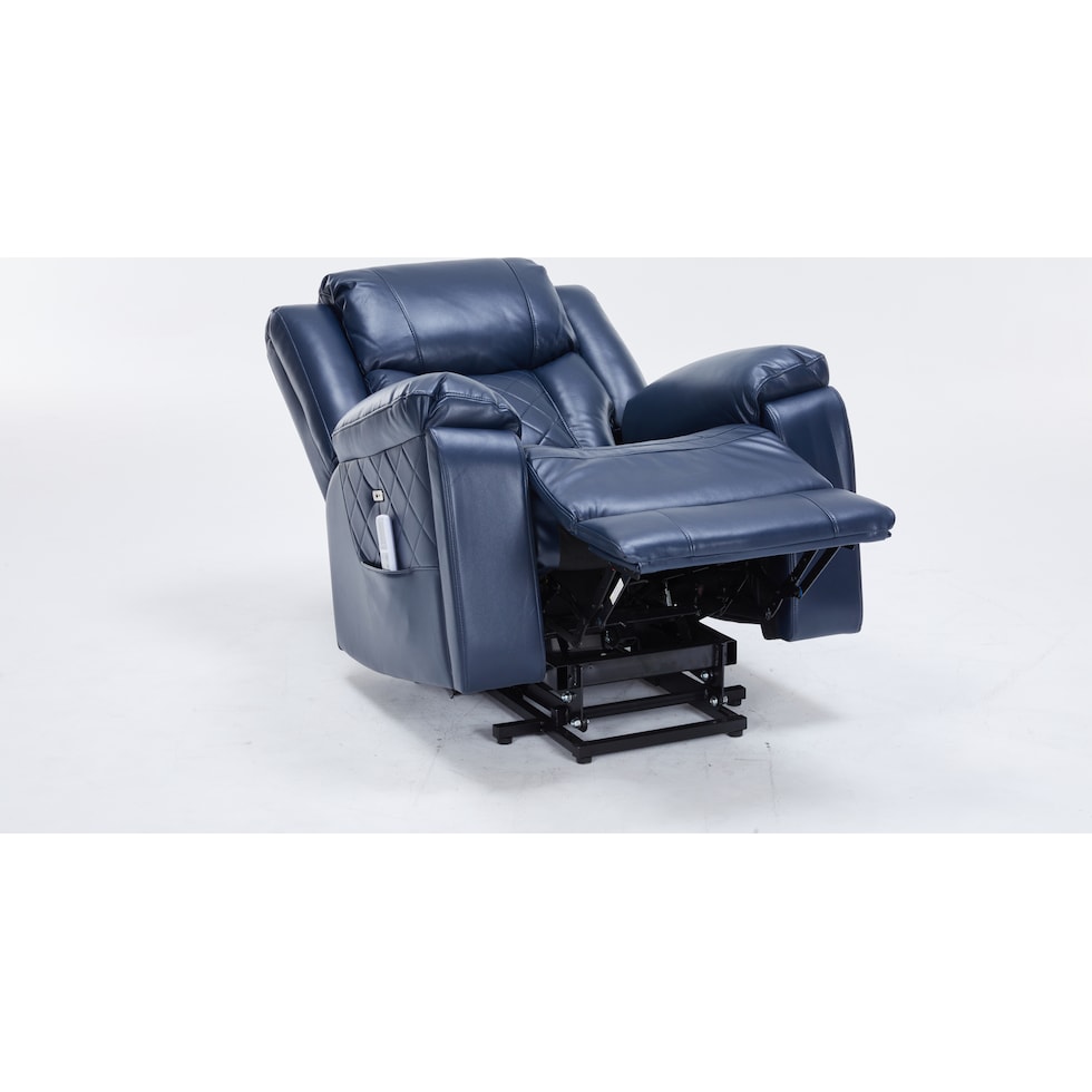 bronson blue lift chair   