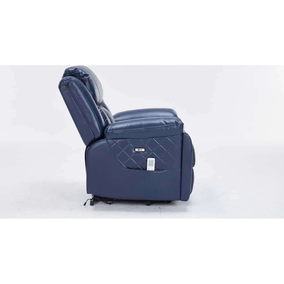 bronson blue lift chair   