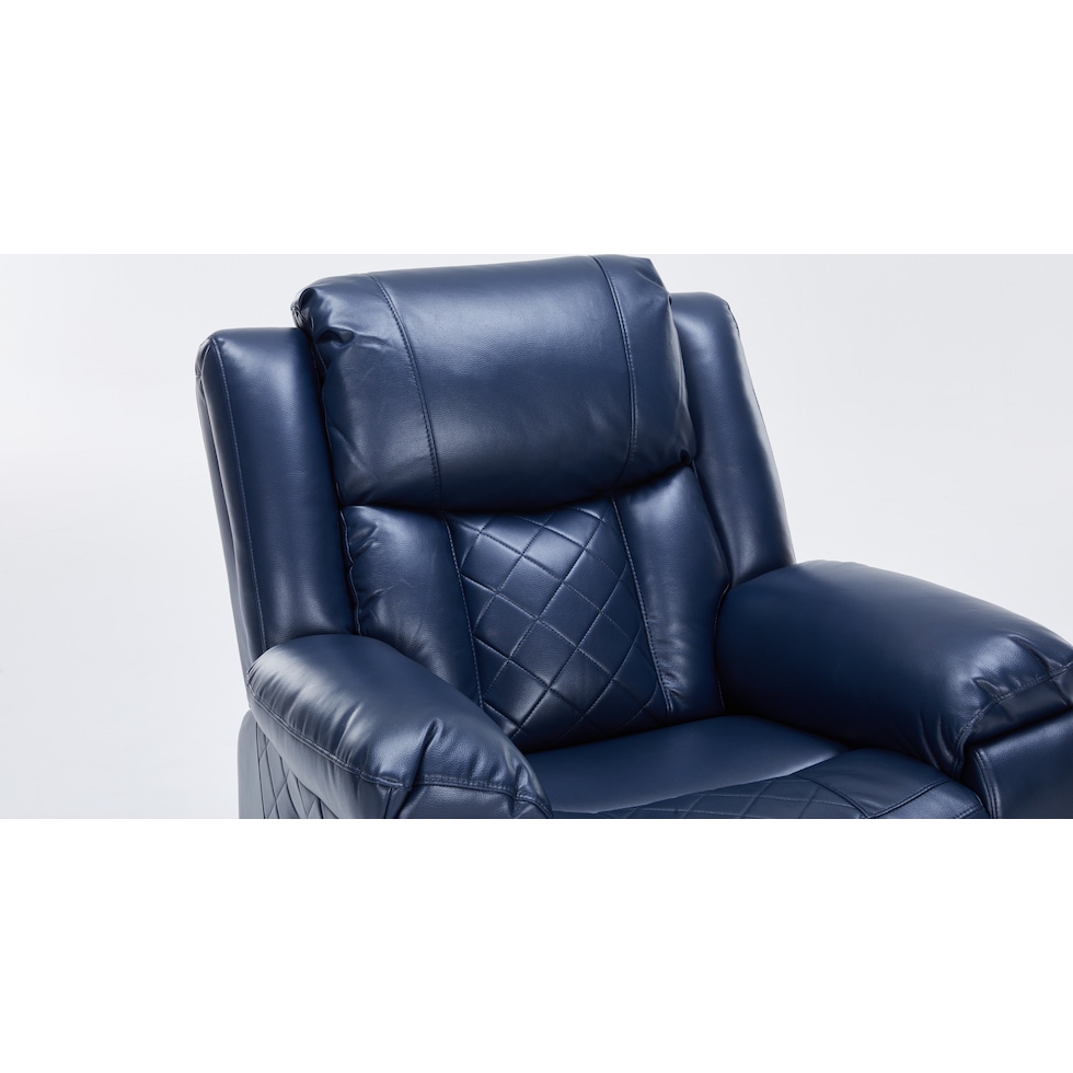 bronson blue lift chair   