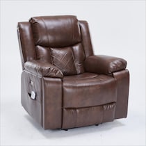 bronson dark brown lift chair   