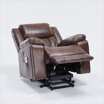 bronson dark brown lift chair   
