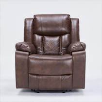 bronson dark brown lift chair   