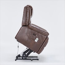 bronson dark brown lift chair   