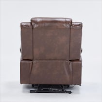 bronson dark brown lift chair   
