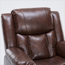 bronson dark brown lift chair   