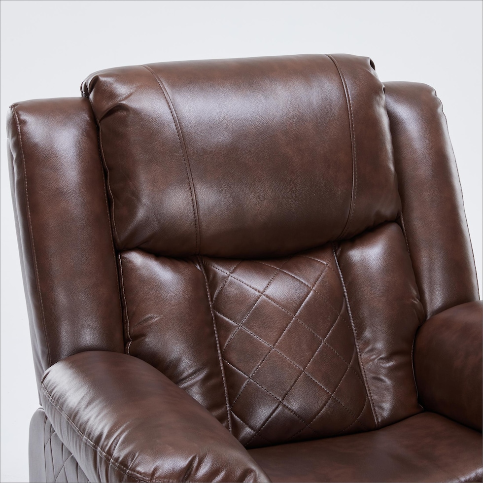 bronson dark brown lift chair   
