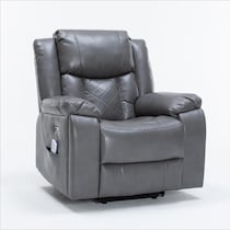 bronson gray lift chair   