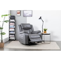 bronson gray lift chair   