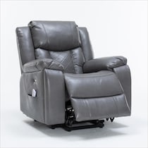 bronson gray lift chair   