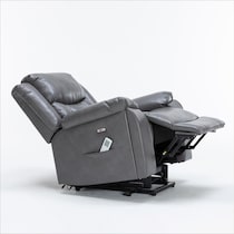 bronson gray lift chair   