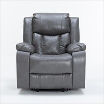 bronson gray lift chair   
