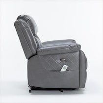 bronson gray lift chair   