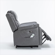 bronson gray lift chair   