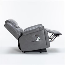 bronson gray lift chair   