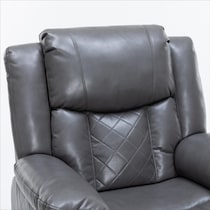 bronson gray lift chair   