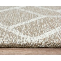 bronte light brown area rug  x    