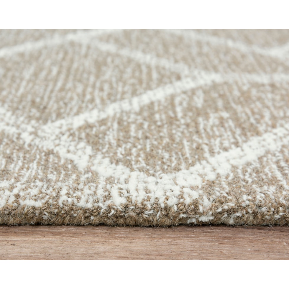 bronte light brown area rug  x    