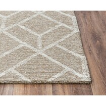bronte light brown area rug  x    