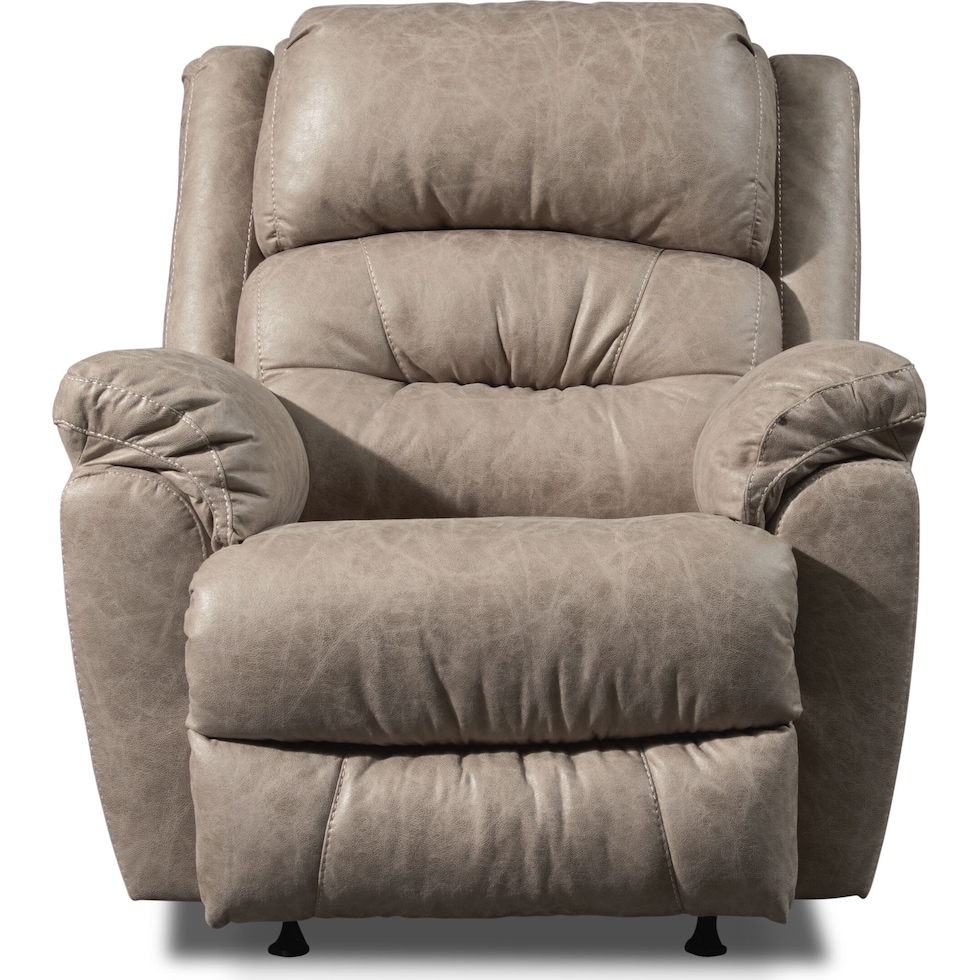 bronx light brown recliner   